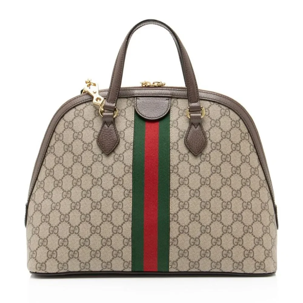 Gucci GG Supreme Ophidia Dome Medium Satchel